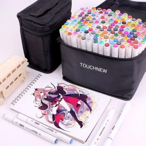 TOUCHNEW T8 Sketching Markers Drawing Pen Set with Dual Tip Brush Pens for Manga School Color Pen