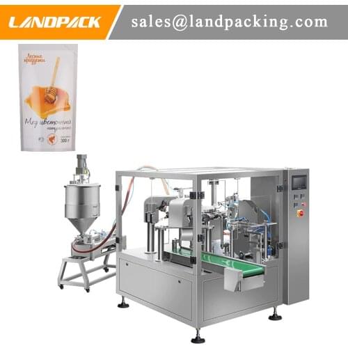 Multifunction Automatic Honey Premade Pouch Fill And Seal Machine