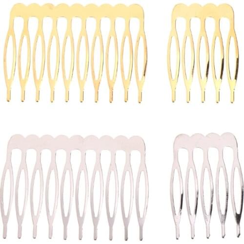 Bride Crown Comb Wedding Alloy Hair Accessories Jewelry Golden Silver Bridal Pin