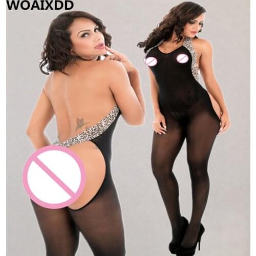 Lingerie sexy femme Solid Bra Set Leopard Sheer Lingerie Sexy Hot Erotic Nightwear Babydoll Underwear Body Stocking Sleepwear