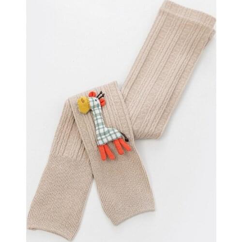 New Cartoon Girls Leggings Fashion Warm Pants Childrens Pantyhose Cotton Baby Leggings Manufacturers Wholesale