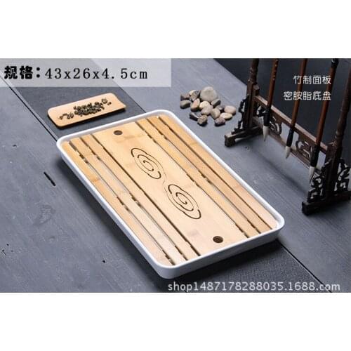 New,mini bamboo tea tray,Japanese style,Kungfu tea pot trivets,drain drawer,tea tools/accessories,for Chinese Puer Tea,puerh