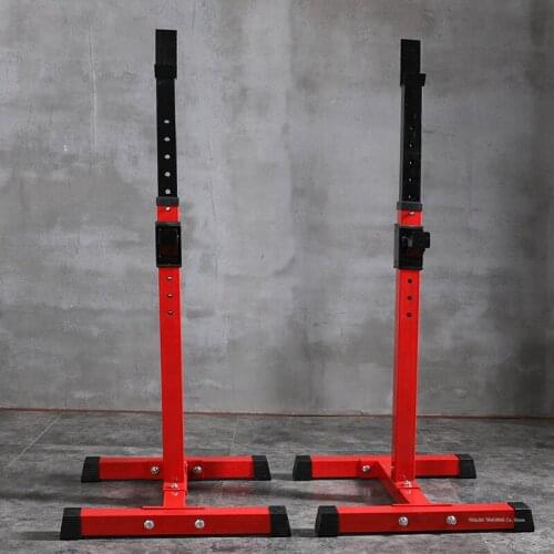 Portable Barbell Rack Squat Rack Stand, Height Adjustable Bench Press Rack 660LBS Max Load, Multi-Function Weight Lifting Rack