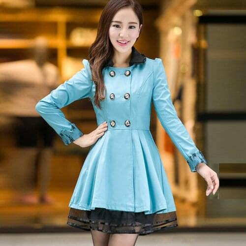 Size L-6XL 2014 new winter In Korean long paragraph Slim double-breasted womens coat ladies coat women coat large size women