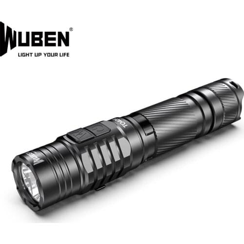 WUBEN TO40R LED Flashlight 1200 Lumens CREE XP-L-V6 LED Bulbs USB Rechargeable Light IP68 Waterproof Torch