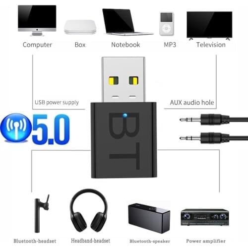 Bluetooth Transmitter Wireless Bluetooth 5.0 Receiver Adapter As HIFI Stereo Audio Headphone Music Adapter for Car TV Speaker