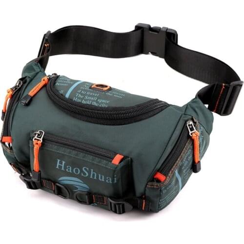 Waterproof Man Waist Bag Fashion Chest Pack Outdoor Sports Crossbody Bag Casual Travel Male Bum Belt Bag