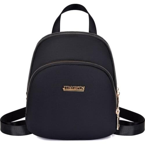 Women Nylon Shoulder Bags For Women Multi-Function Bagpack Female Preppy School Backpacks For Teenage Girls