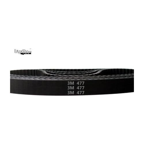 10 pieces/pack HTD3M timing belt teeth 159 width 10mm length 477mm rubber closed-loop 477-3M-10 High quality 477 HTD 3M 10 CNC