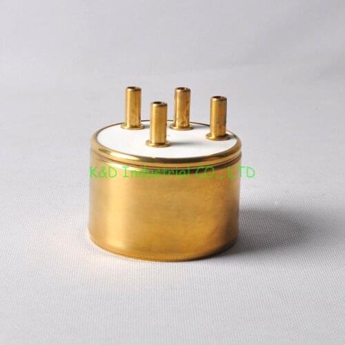 1pc Ceramic vacuum Base 4Pin Tube Socket Gold Plated J212 Audio Hifi DIY Parts Socket