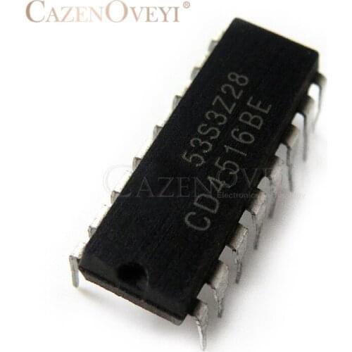 10pcs/lot CD4516BE DIP16 MC14516BCP MC14516 CD4516 DIP 4516BE DIP-16 new and original IC In Stock
