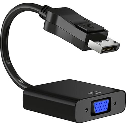 1080P Active Displayport to VGA cable ATI Eyefinity Multi-screen supported Dp to VGA active adapter converter