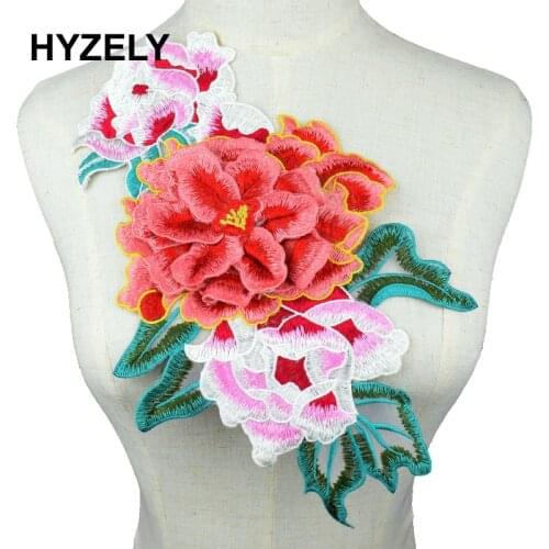 Ethnic Embroidered Clothing Accessories Flower Lace Embroidered Collar Patches DIY Cheongsam Decorations Scrapbooking