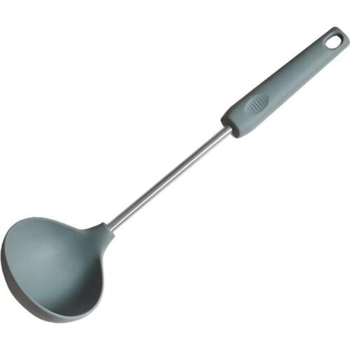 Non-Stick Kitchen Utensil Silicone Cooking Frying Spatula Soup Ladle Turner Soup Spoon Porridge Cooking Utensils Spatula Ladle