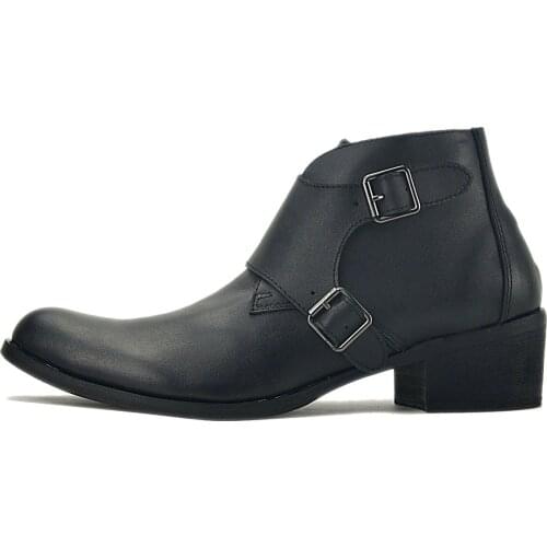 Fashion Chukka boots Mens Boots Zipper Genuine Leather Boots men Ankle Shoes Chelsea Boot autumn/winter Designer calfskin boots