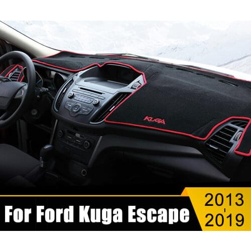 Car Dashboard Avoid light Pad Instrument Platform Desk Cover Mats Carpets LHD For Ford Kuga Escape 2013 2014 2015 2016 2017 2018