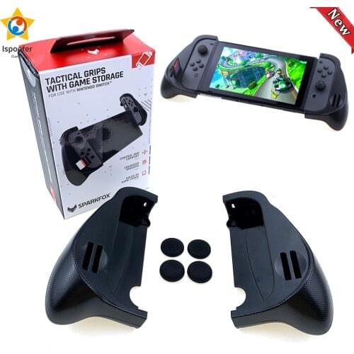 For Nintend Switch Upgrad Tactical Dockable Trigger Hand Grip Case for Nintend Switch JoyCon Shell Game Storage Enhanced Trigger