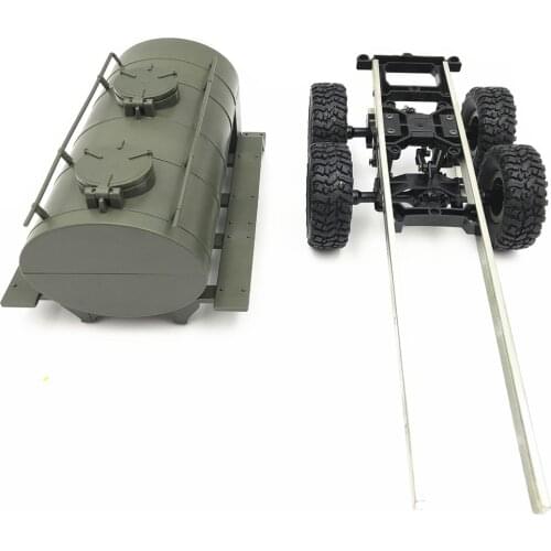 Oil Tank Trailer Chassis Spare Tire Kit for WPL 1/16 B36 B-36 B36K B36KIT Military Truck RC Car Spare Parts DIY RC Car Accessoy