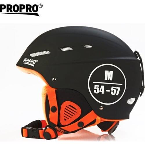 Ski Helmet Fleece Lining Adult Ski Snowboarding Sports Protective Skiing Helmet Safty Snow Skateboard Snowmobile Helmet 54-61cm