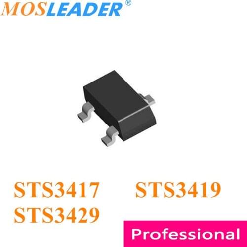 Mosleader STS3417 STS3419 STS3429 SOT23 3000PCS Made in China P-Channel 20V 30V High quality