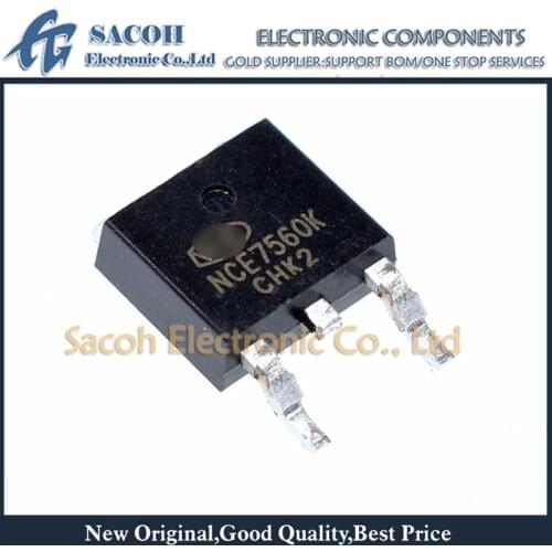 New original 10PCS/Lot NCE7560K NCE7560 or NCE7559K TO-252 60A 75V N-Channel Enhancement Mode Power MOSFET