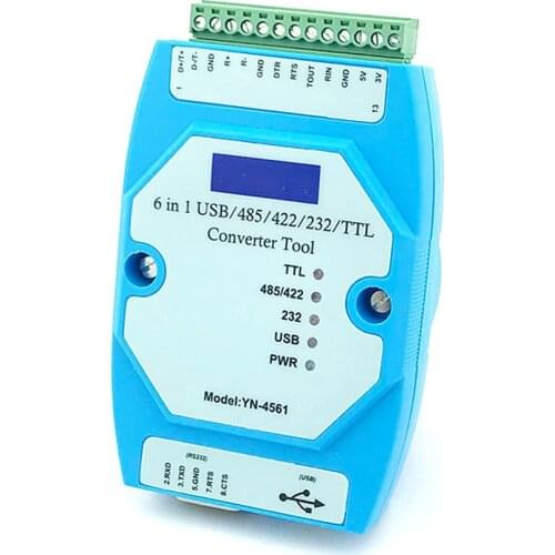 Basic model of Six in one serial module CP2102 USB / 485/422/232 / TTL Mutual conversion