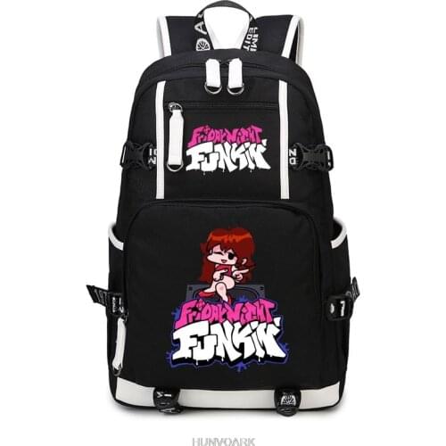 Friday Night Funkin Cosplay Backpacks Students Backpacks School Bag New Games Man Woman Schoolbackpack