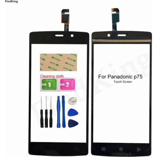 5.0''Touch Panel For Panadonic P75 Touch Screen Digitizer Front Glass Lens Sensor P75 Panel Replacement Part