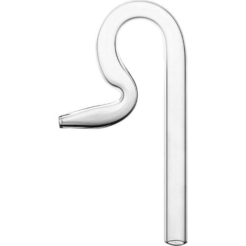 Glass Jet Outflow Pipe for Aquarium Landscape Tank Fish Tank Planted Tank Lily Pipe Filter Accessories 10mm 13mm 17mm