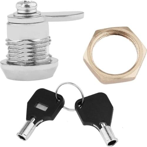High Quality Drawer Tubular Cam Lock For Home Important Items Security Cylinder Door Mailbox Cabinet Tool With 2 Keys MS102