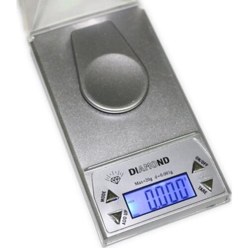 0.001g-20g LCD Digital Jewelry Diamond Pocket Waage Scale Gem weight