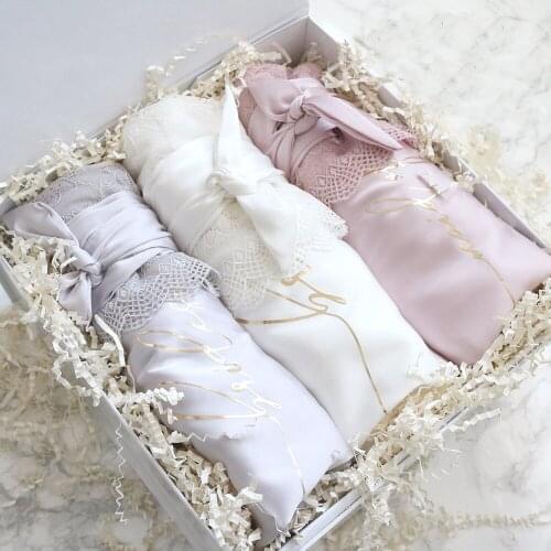 1pcs lot personalized bride robe Bridesmaid gift for wedding hen bachelorette party gifts