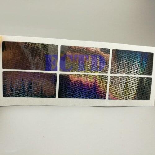 2000pcs Security Hologram 40*20mm Tamper Evident Sticker Seals 40*20mm/ 1.57*0.79"