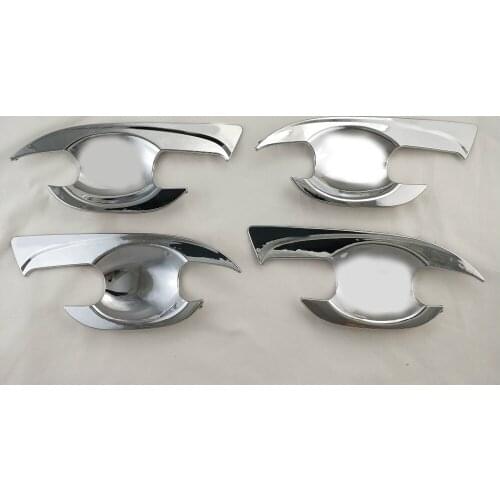 2014-2018 For Nissan Navara 2017 Np300 Accessories Door Handle Insert inner For Nissan Navara frontier Car Styling parts 4pcs