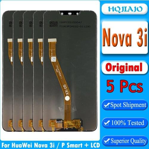 3/5/10pcs Original LCD For Huawei Nova 3i / P Smart + LCD Display Touch Screen Digitizer For nova3 LCD Display parts Replacement