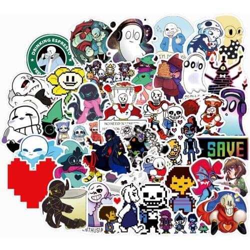 50Pcs Popular Game Underground Sticker For Refrigerator Luggage Scooter Notebook Computer Scrapbook Guitar Graffiti Fun Sticker