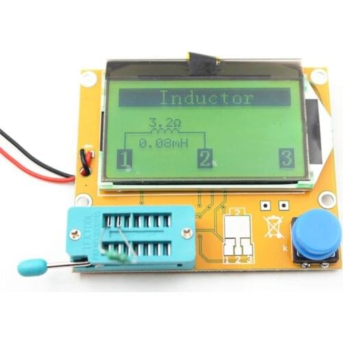 LCR-T4 LCD Digital Transistor Tester Meter Backlight Diode Triode Capacitance ESR Meter For MOSFET/JFET/PNP/NPN L/C/R 1
