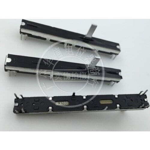 For mixer clipper EPM12 tuning table thruster dual double potentiometer A10K A10KX2 handle length : 15MM switch black