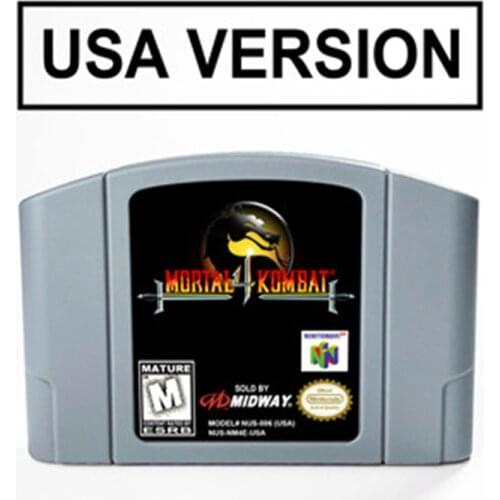Mortal Kombat Trilogy For 64 Bit Game Cartridge USA Version NTSC Format