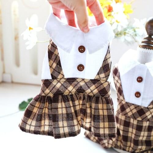 Cat Dog Shirt Pajamas Chihuahua Yorkshire Puppy Small Dog Clothes Dresses Outfit Pomeranian Maltese Poodle Schnauzer Clothing XS