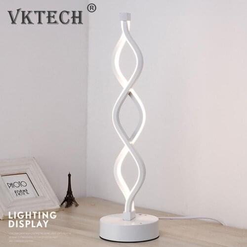 Bedroom Beside Lamps Home Decor Modern Home Decor Led Desk Lamps for Living Room Reading Home Decor EU Plug