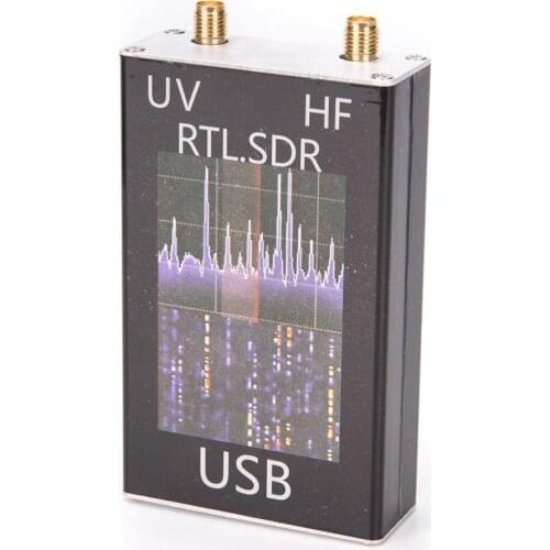 Ham Radio Receiver 100KHz-1.7GHz full Band UV RTL-SDR USB Tuner Receiver USB dongle with RTL2832u R820t2 Ham Radio RTL SDR