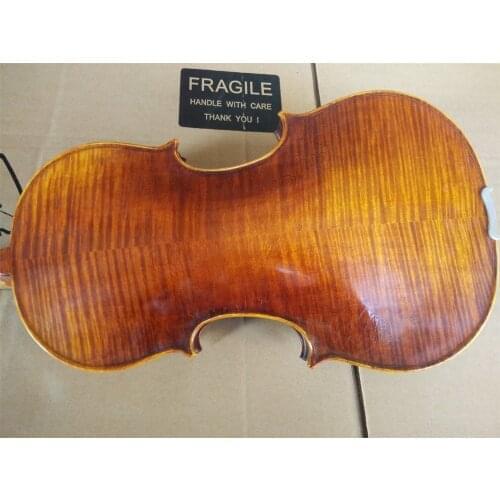 Master Level! Handmade Pro 16" Viola Flamed Maple Back Spruce Top Ebony Fingerboard Part