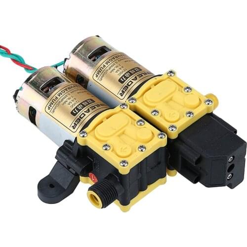 Diaphragm Water Pump DC12V 130PSI 10-12L/Min Self Priming High Pressure Agricultural Water Pump Water Sprayer Car Wash