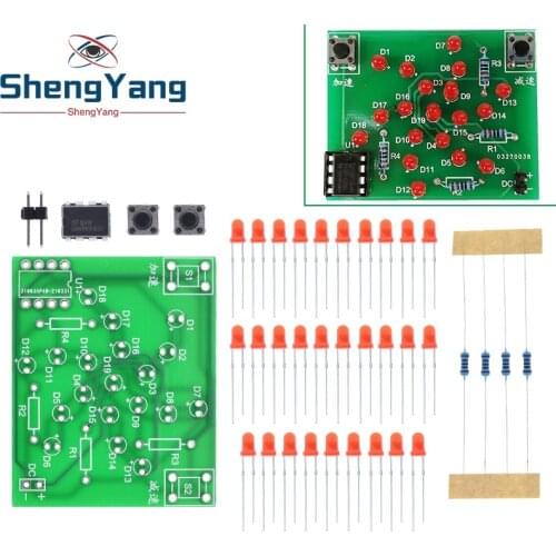 DIY Kit Electronic Windmill Kit DC 5V Funny DIY for Practice Adjustable Speed MCU Design for Soldering Electronic DIY Kit