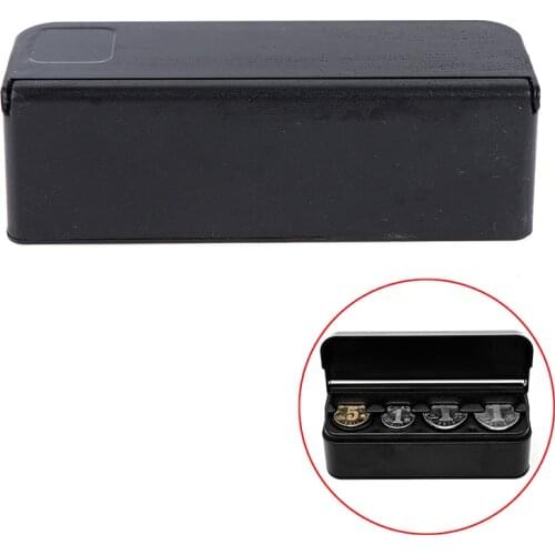 New Plastic Car Euro Coin Case Money Container Organizer Stowing Tidying Auto Coin Holder Interior Accessories Storage Box