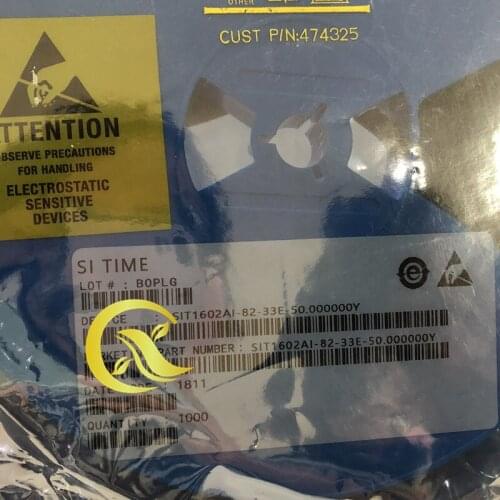 5PCS SIT1602AI-82-33e-50.000000Y OSC 50 m 50.000 MHZ active crystal vibration original products