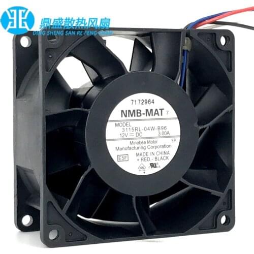 Origina NMB Two Ball Bearin 8038 80MM 80*80*38mm Server Cooling Fan 12V 3A with 4pin