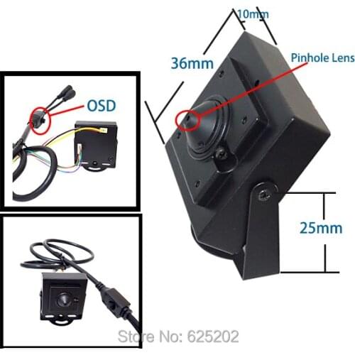Illumination Mini Lens 2.0MP TVI/CVI/AHD/CVBS Signal Together CCTV Camera with OSD