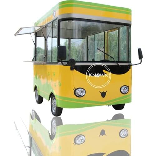 Mobile customized outdoor use electric fast food cart snack vending trailer for sale